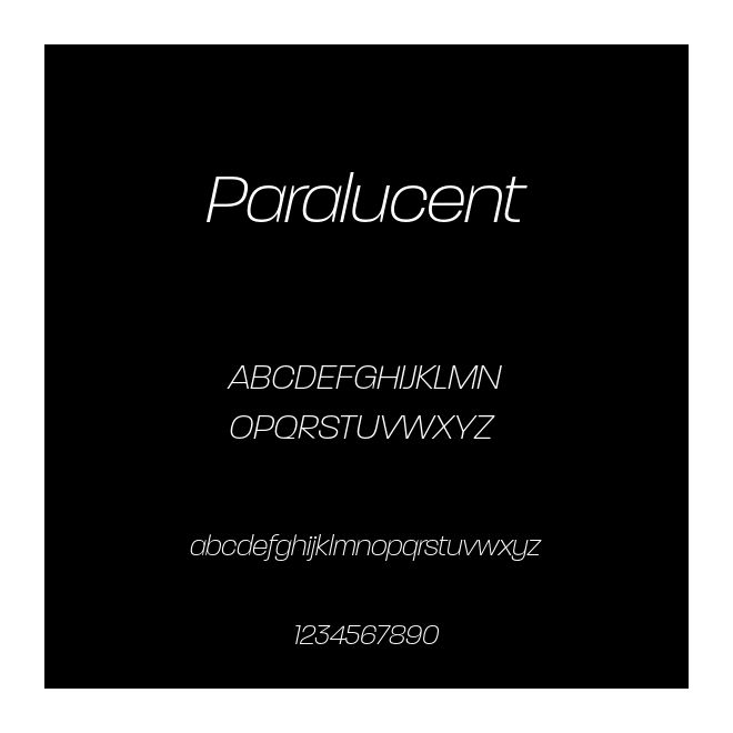Paralucent