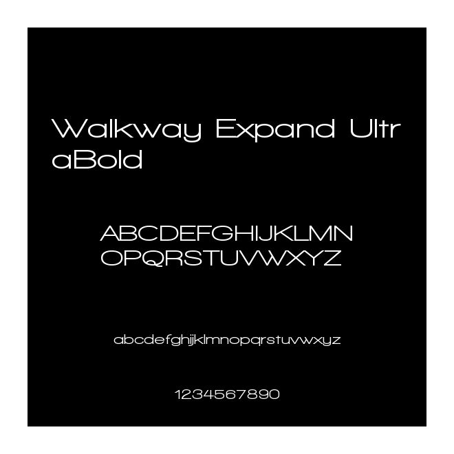 Walkway Expand UltraBold
