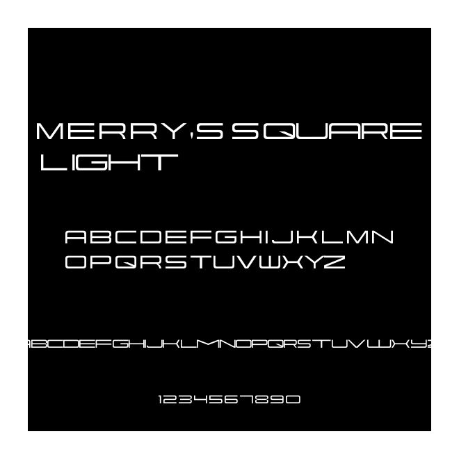 MERRY'S Square Light