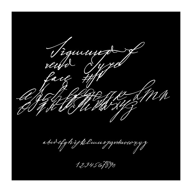 Sigmund Freud Typeface #1