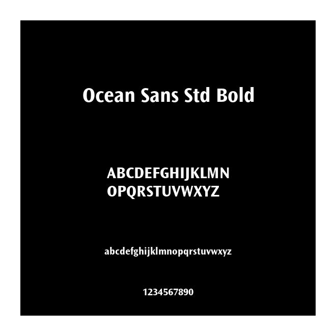 Ocean Sans Std Bold