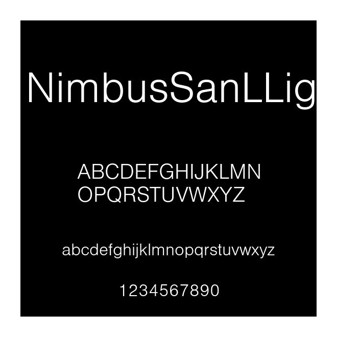 NimbusSanLLig