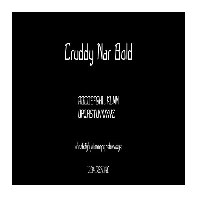 Cruddy Nar Bold
