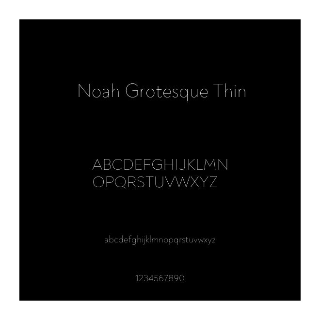 Noah Grotesque Thin