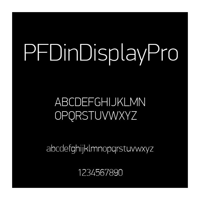 PFDinDisplayPro