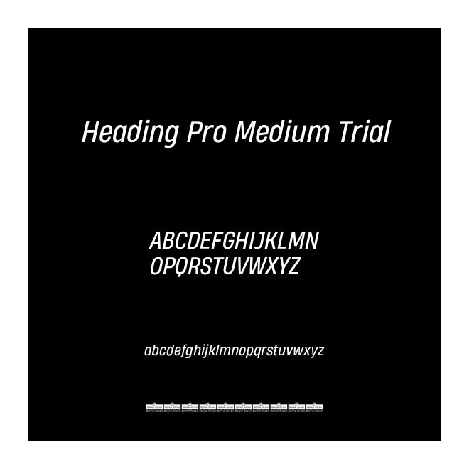 Heading Pro Medium Trial