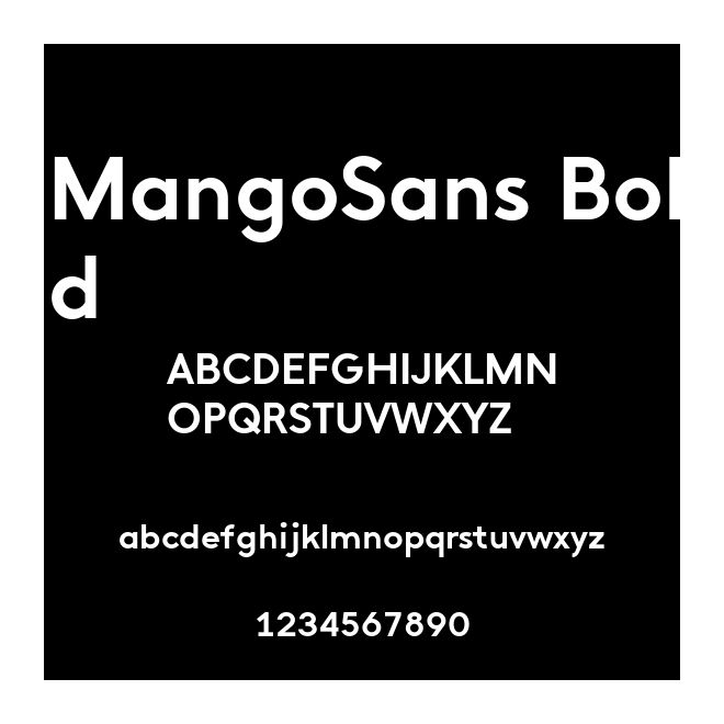 MangoSans Bold