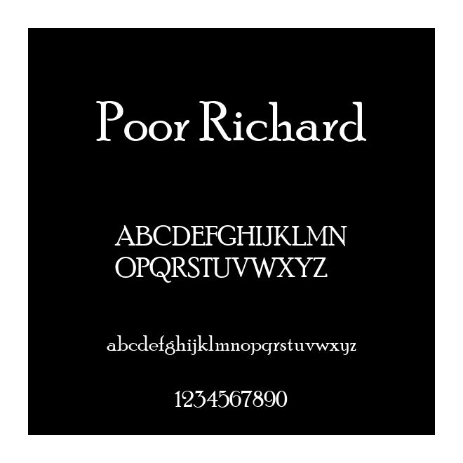 Poor Richard