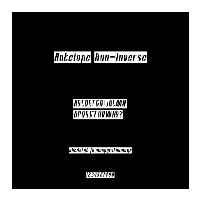 Antelope Run-Inverse