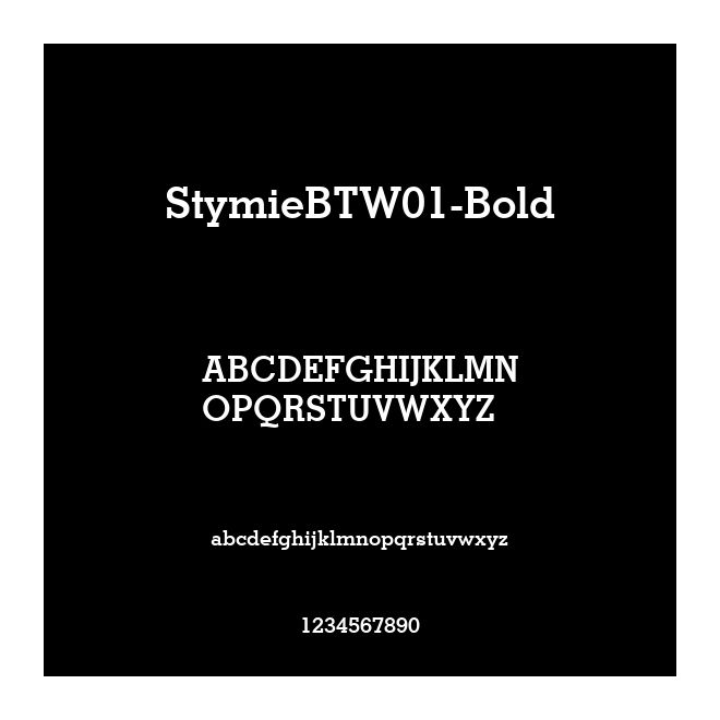 StymieBTW01-Bold