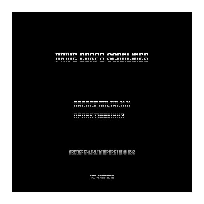 Drive Corps Scanlines