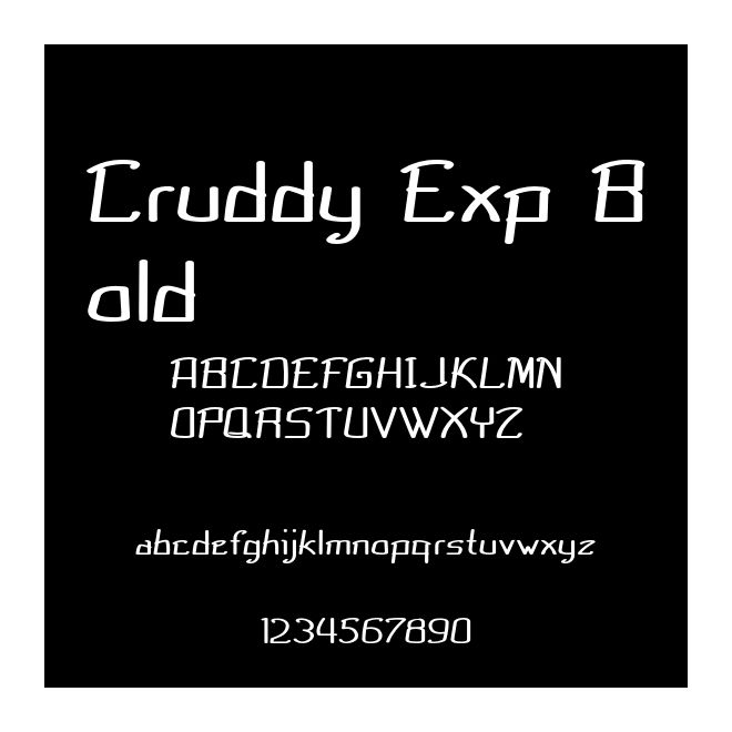 Cruddy Exp Bold