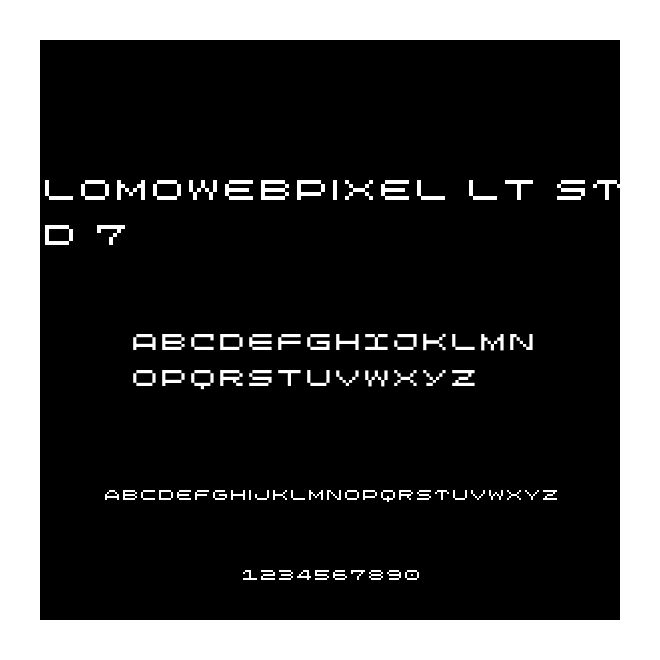 LomoWebPixel LT Std 7