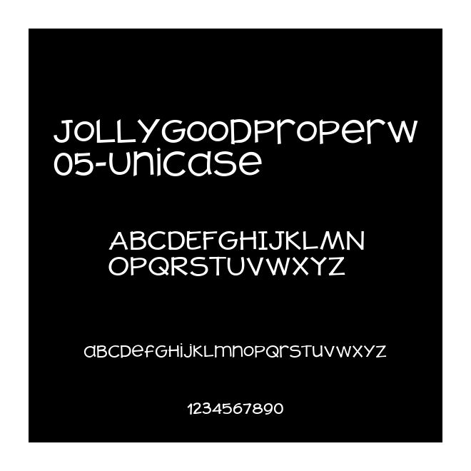 JollyGoodProperW05-Unicase