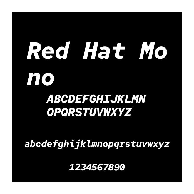 Red Hat Mono