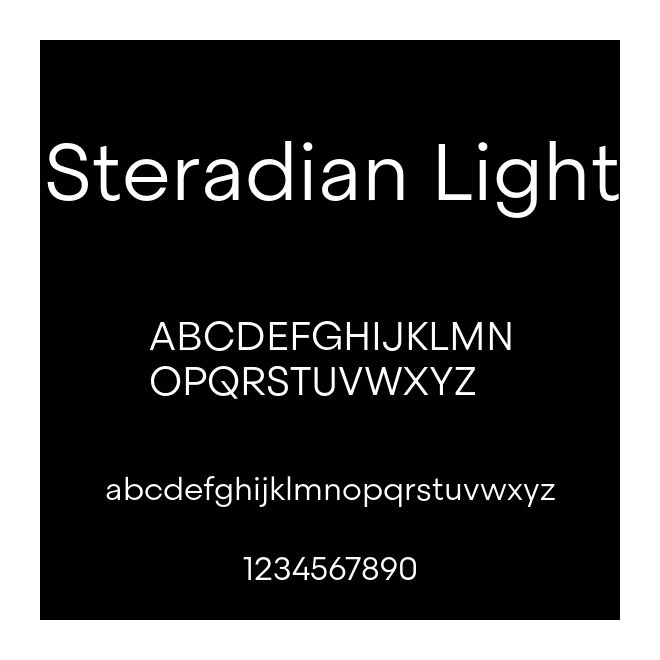 Steradian Light