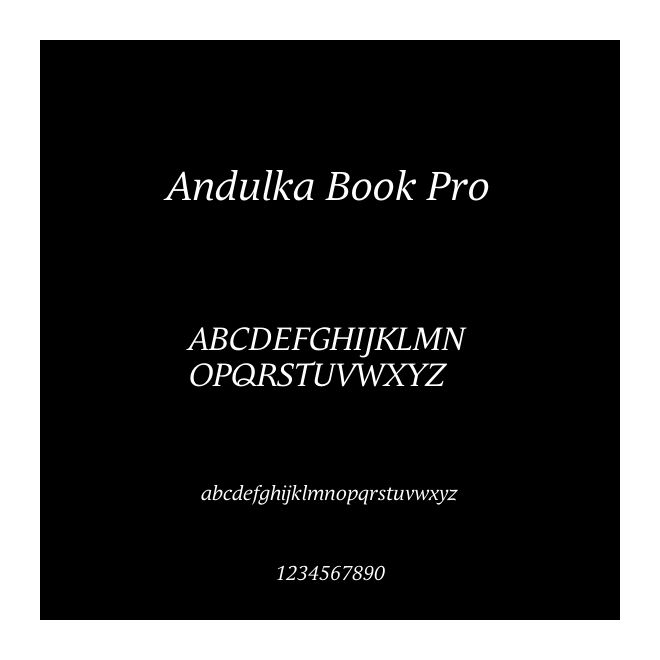 Andulka Book Pro