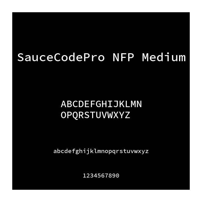 SauceCodePro NFP Medium