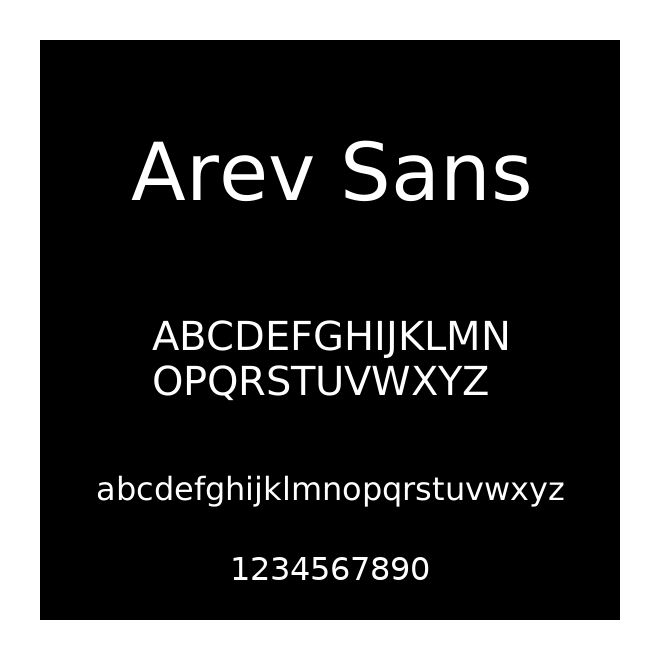 Arev Sans