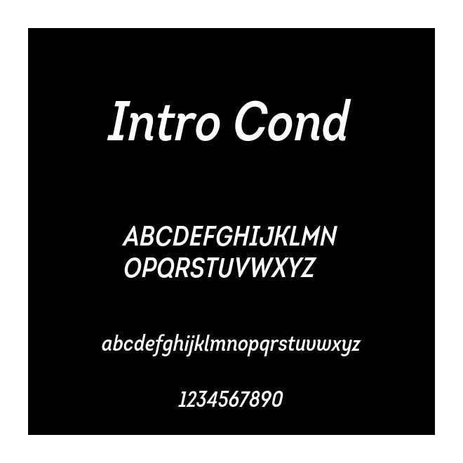Intro Cond