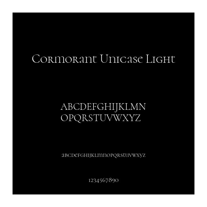 Cormorant Unicase Light