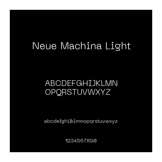 Neue Machina Light