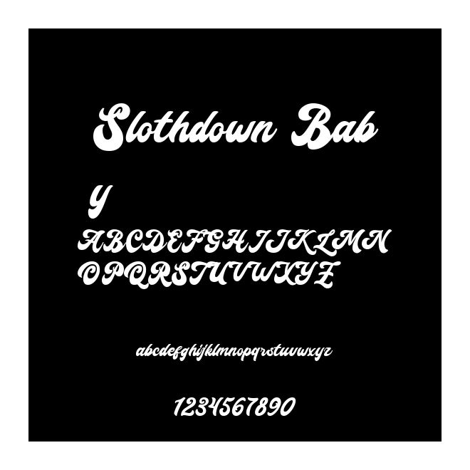 Slothdown Baby