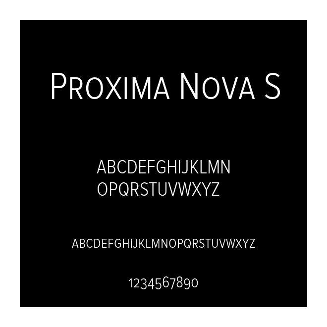 Proxima Nova S