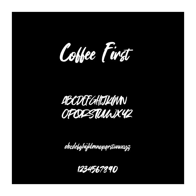 Coffee First