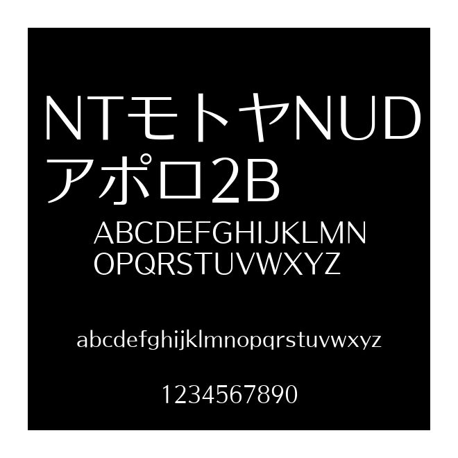 NTモトヤN(xiāo)UDアポロ2B
