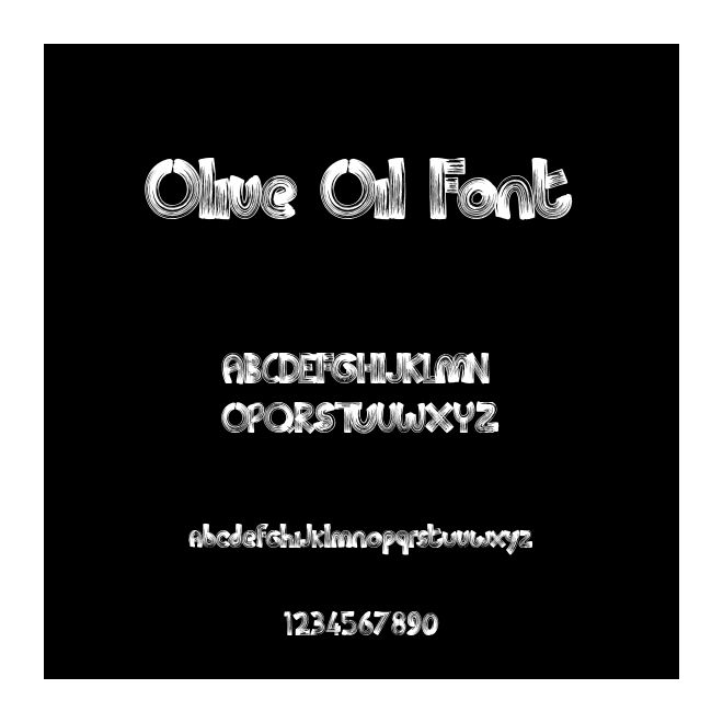 Olive Oil Font