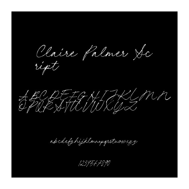 Claire Palmer Script