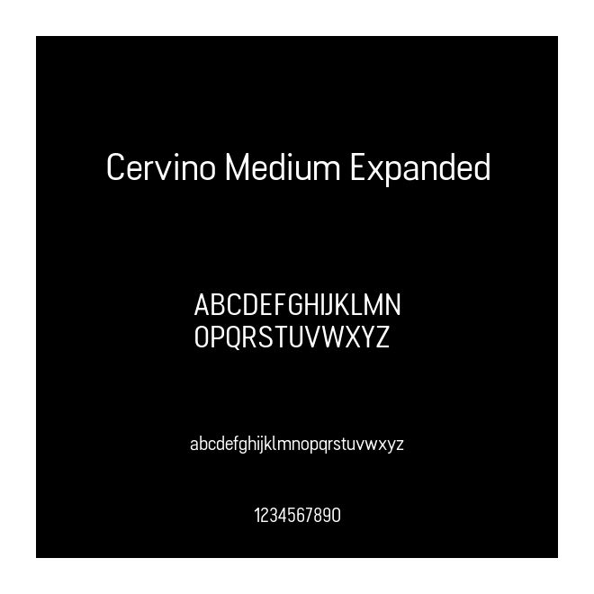 Cervino Medium Expanded