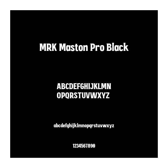 MRK Maston Pro Black