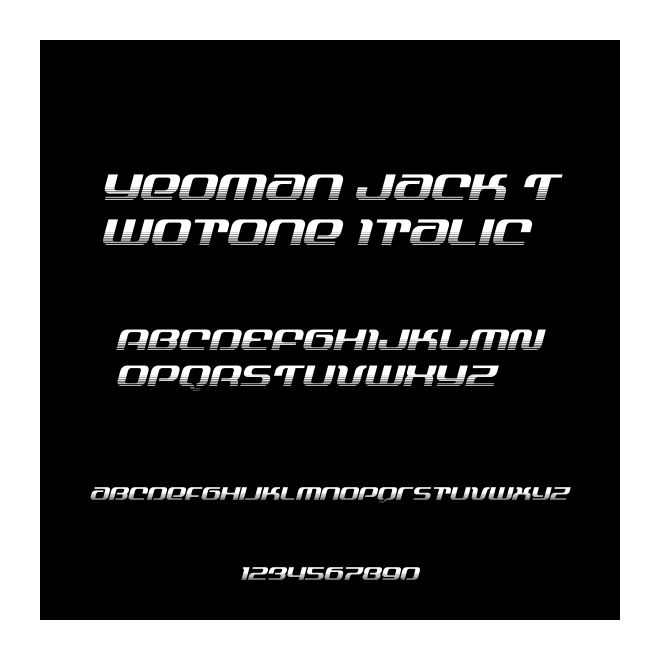 Yeoman Jack Twotone Italic