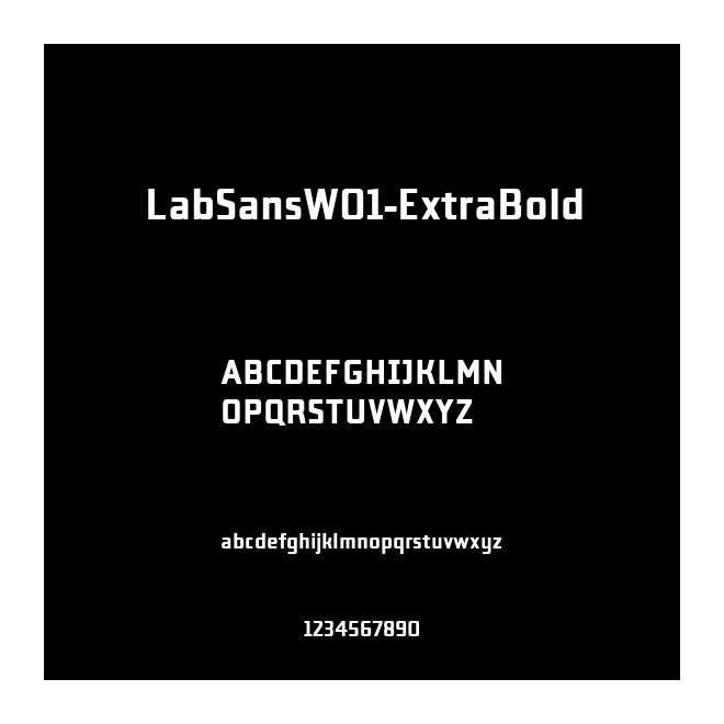 LabSansW01-ExtraBold