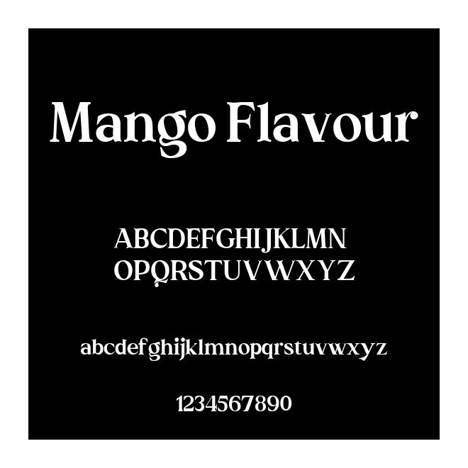 Mango Flavour