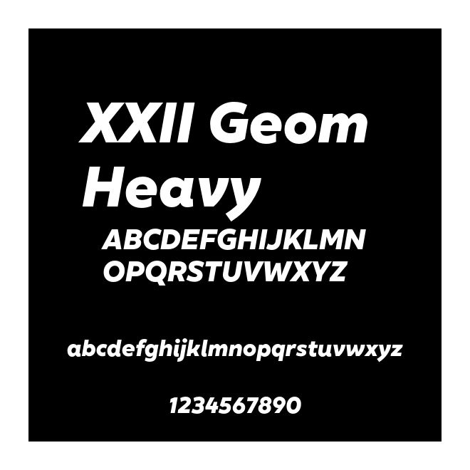 XXII Geom Heavy