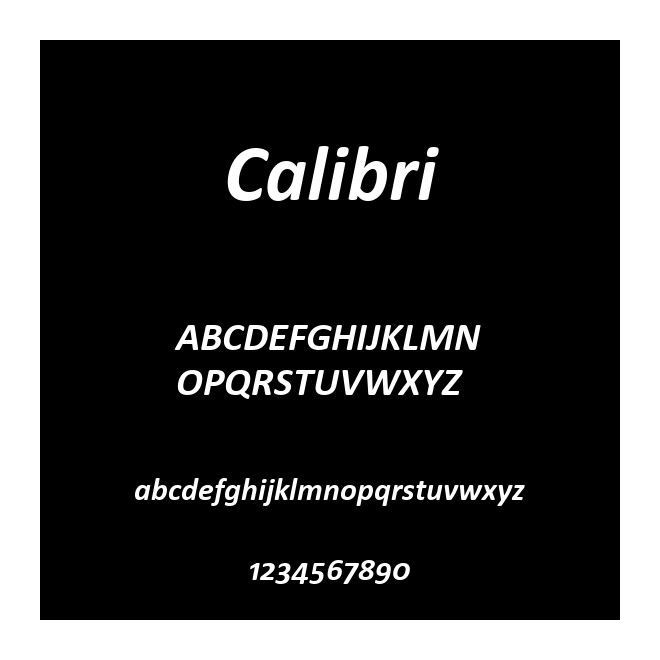 Calibri