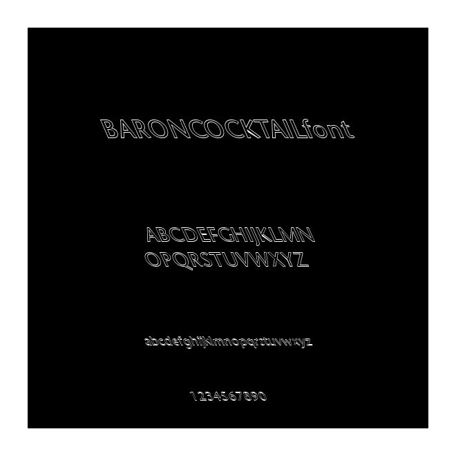BARONCOCKTAILfont