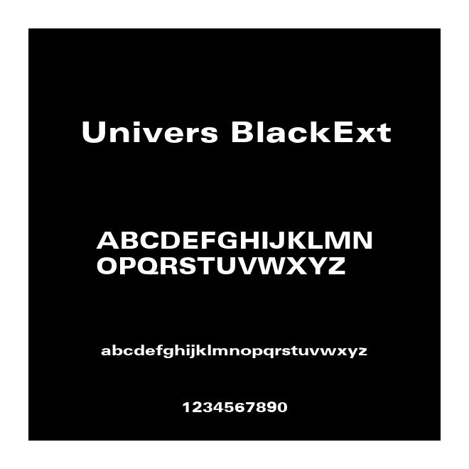 Univers BlackExt