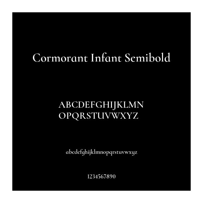 Cormorant Infant Semibold