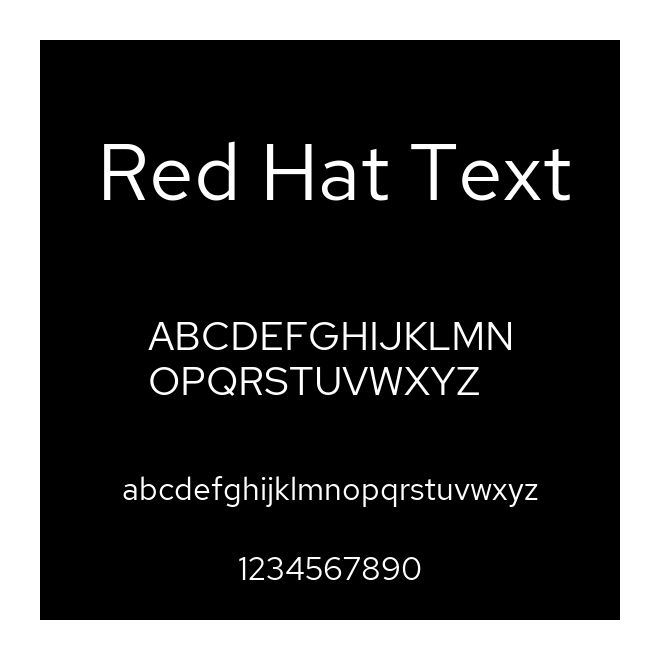Red Hat Text