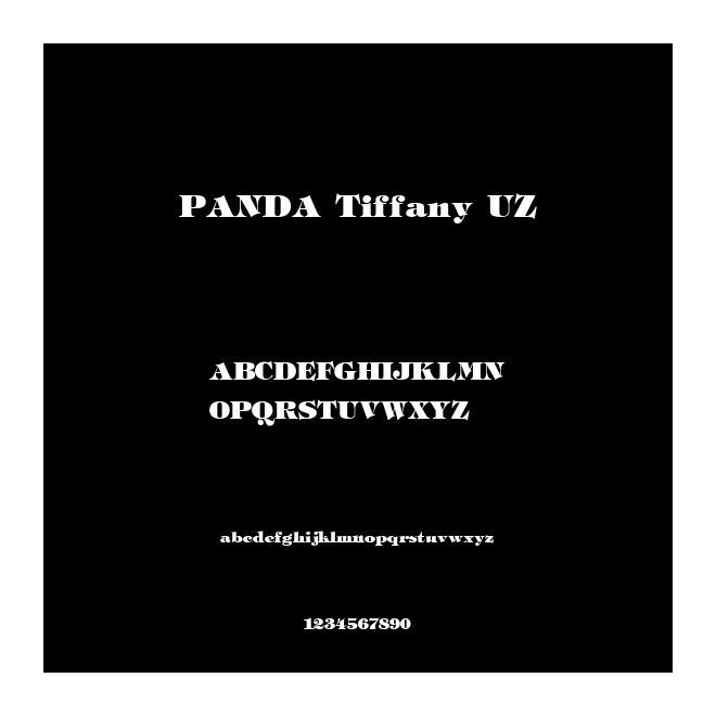PANDA Tiffany UZ