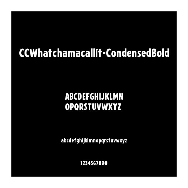 CCWhatchamacallit-CondensedBold
