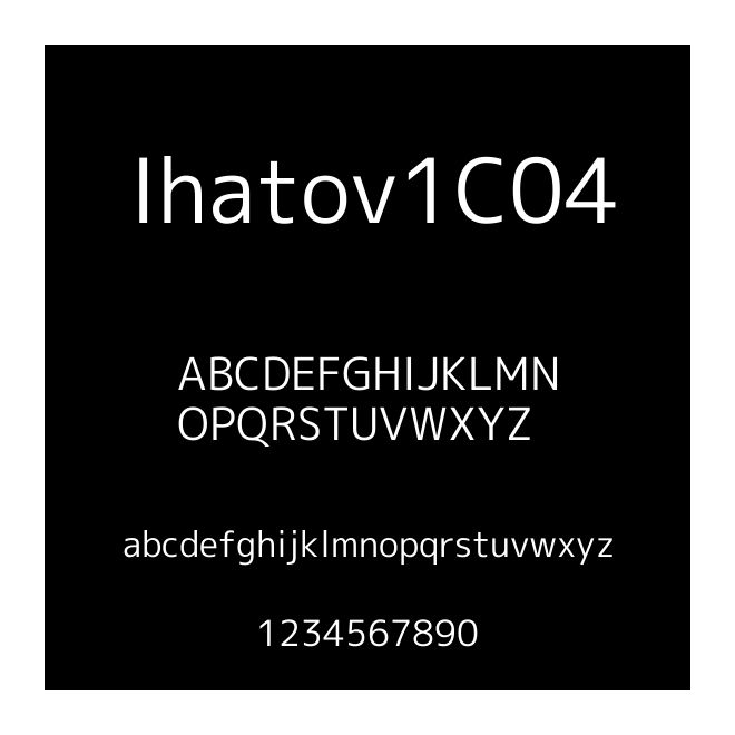 Ihatov1C04
