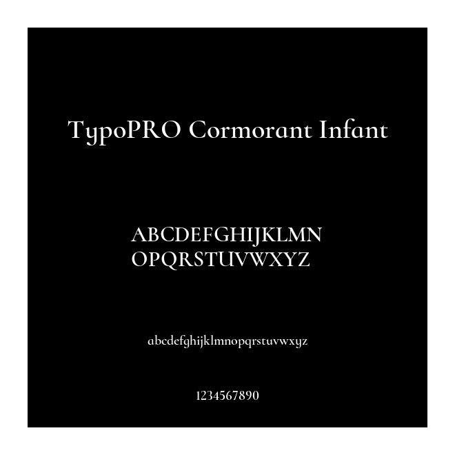 TypoPRO Cormorant Infant