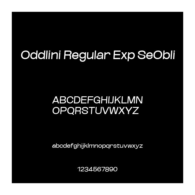 Oddlini Regular Exp SeObli