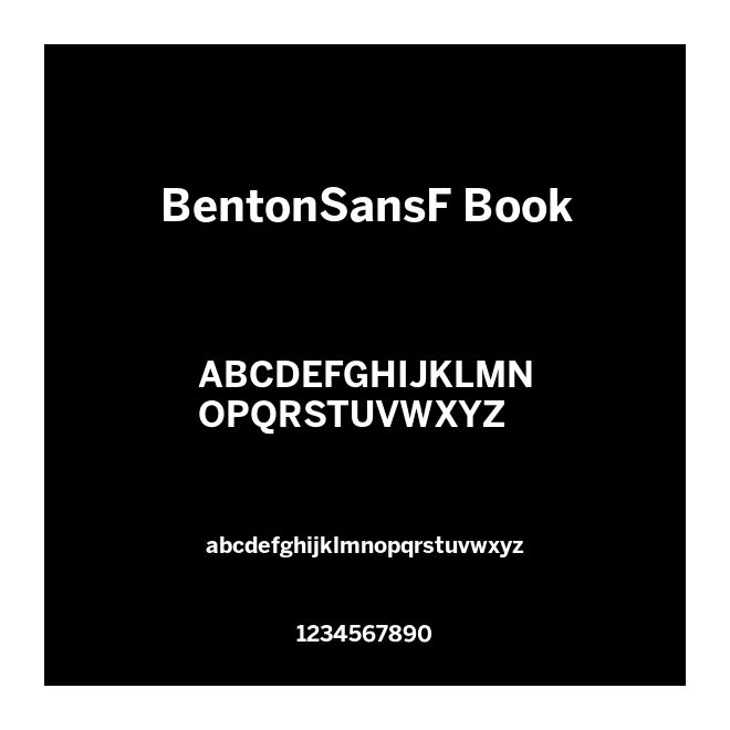 BentonSansF Book