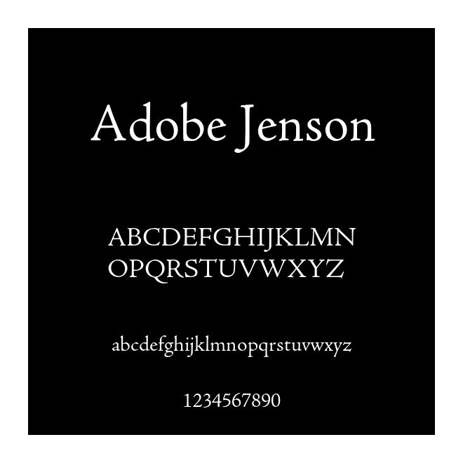 Adobe Jenson